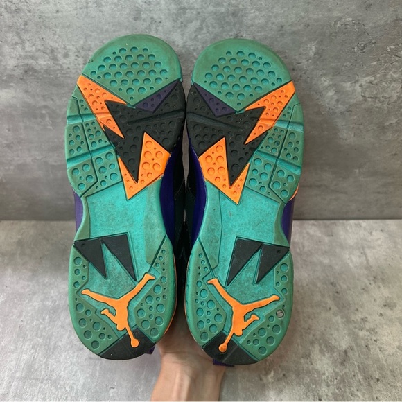 Nike Air Jordan 7 Retro 'Lola Bunny' Sneakers 705417-029 Womens sz 5.5 - black - Picture 5 of 6